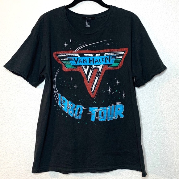 Forever 21 Tops - Van Halen 1980 Tour S Graphic T-Shirt